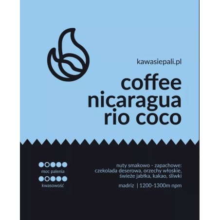 kawa nicaragua rio coco - kubełek 200g