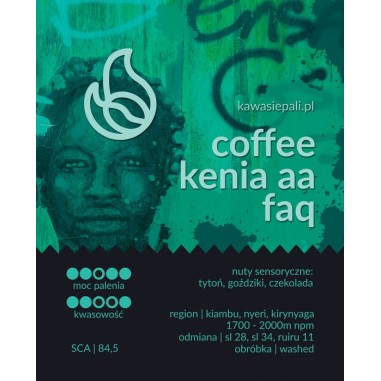 kawa kenia AA faq - kubełek 200g